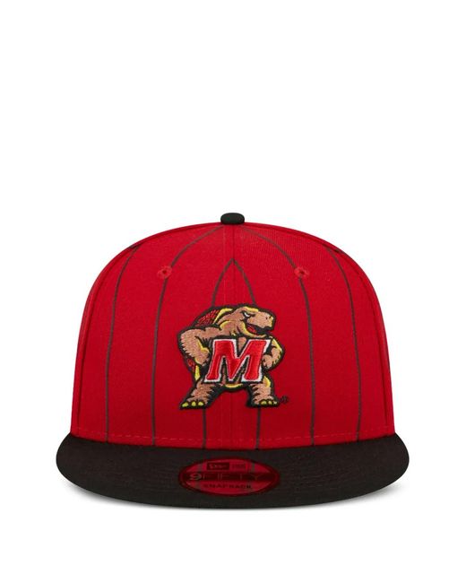 KTZ Red 9Fifty Pinstriped Hat for men