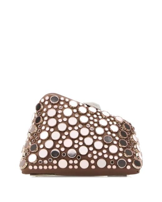The Attico Midnight Clutch in het White