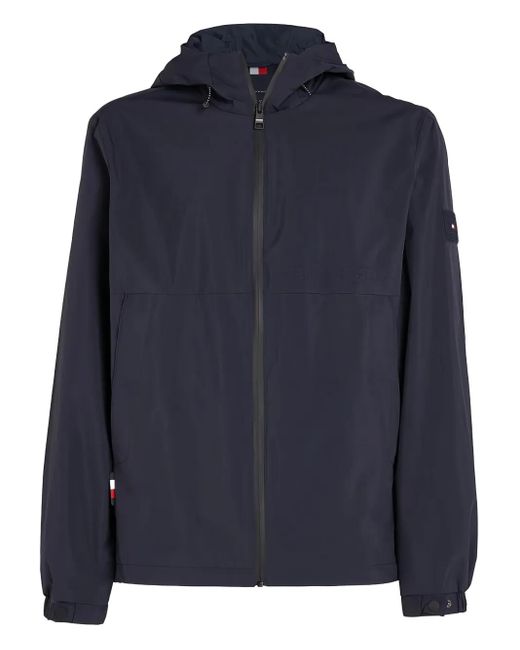 Tommy Hilfiger Blue Logo-Print Jacket for men
