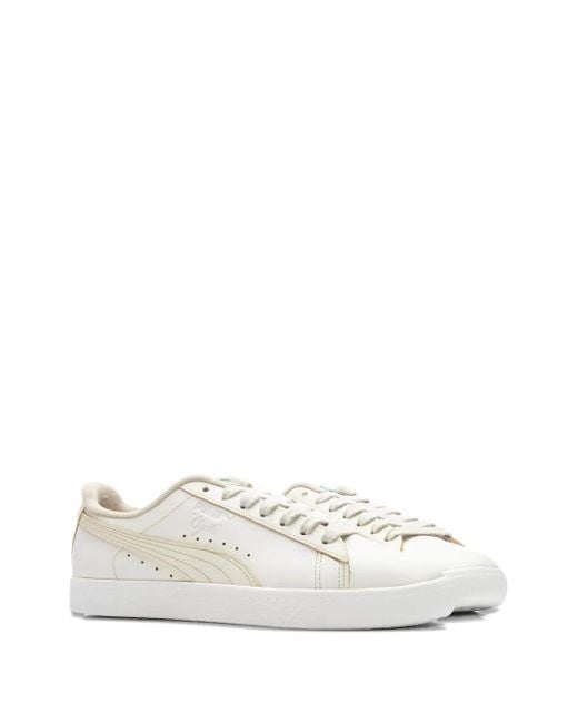 PUMA White Clyde Leather Trainers for men