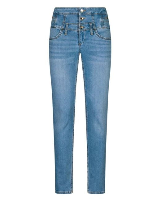 Liu Jo Blue High-Waist Skinny-Cut Jeans