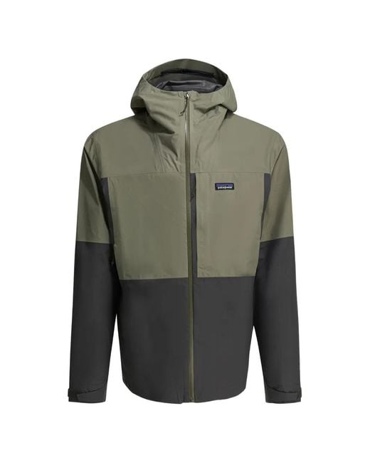 Patagonia Green Boulder Fork Rain Jacket for men