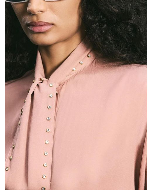 Stella McCartney Pink Stud-Embellished Trousers