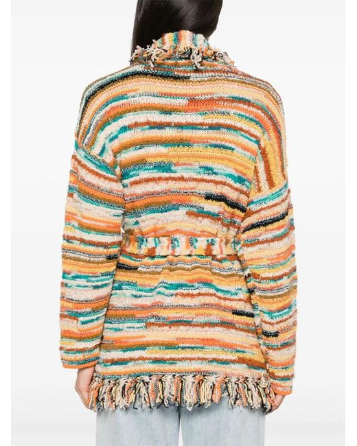Alanui Multicolor Cardigan Cotton, Polyamide, Polyester, Linen