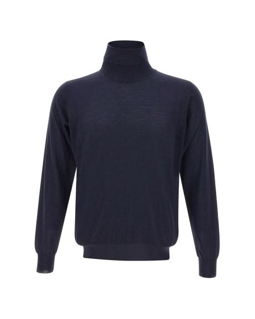 FILIPPO DE LAURENTIIS Blue Pull À Col Roulé for men