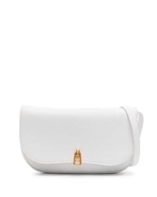 Coccinelle White Magie Leather Crossbody Bag