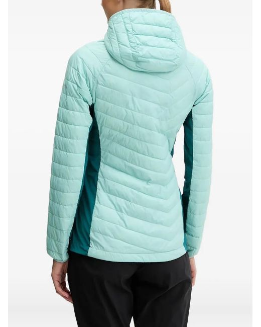 Columbia Green Quilted Hooded Jacket