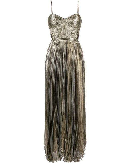 Maria Lucia Hohan Lethia カットアウト イブニングドレス Green