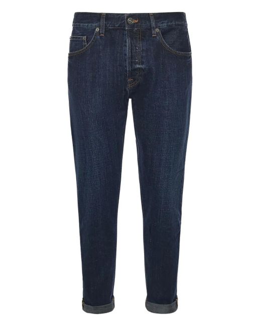 Dondup Blue Cotton Skinny Jeans for men