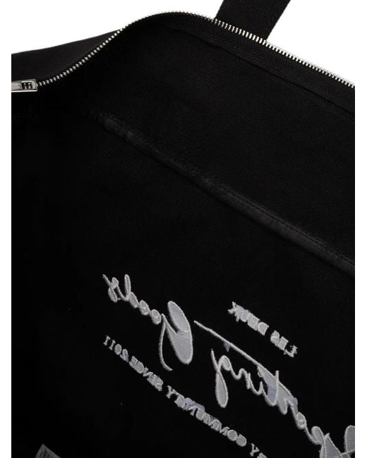 Les Deux Black Logo-Embroidered Holdall for men