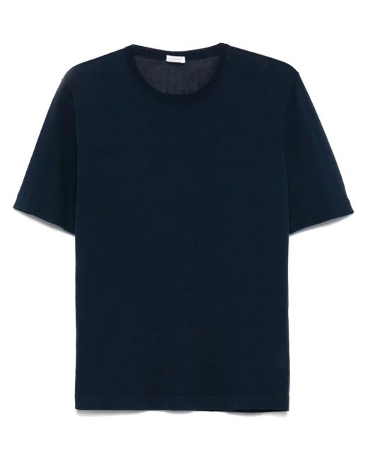 メンズ Caruso コットン Tシャツ Blue