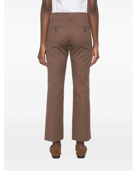 Brunello Cucinelli Brown Belt-Loops Trousers