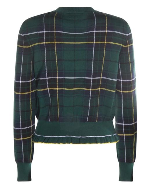 McQueen Green Plaid Sweater