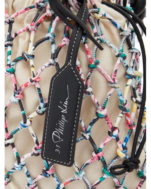 Bolso shopper Sac con cordones 3.1 Phillip Lim de color Metallic