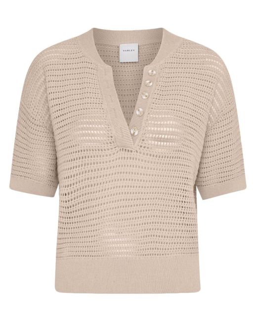 Varley Natural Callie Knitted Top