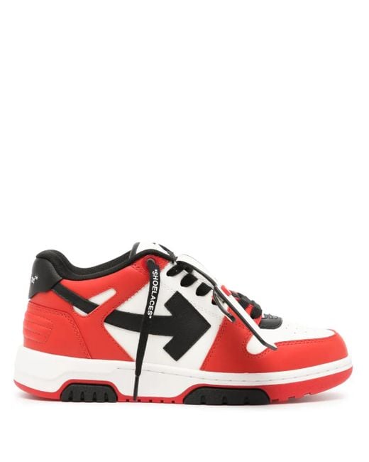 Off-White c/o Virgil Abloh Red Off- Sport Shoes 'Out Of Office'