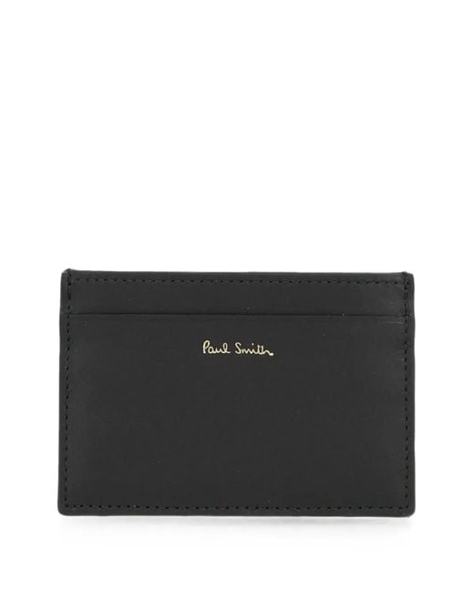 Paul Smith Black Signature Stripe Cardholder for men