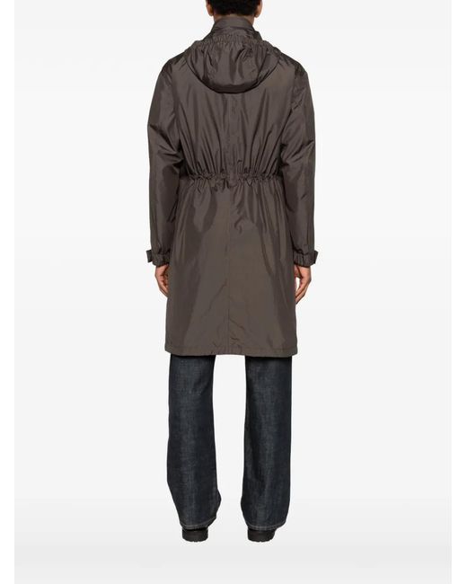 Moncler Brown Aliso Long Polyamide Parka for men