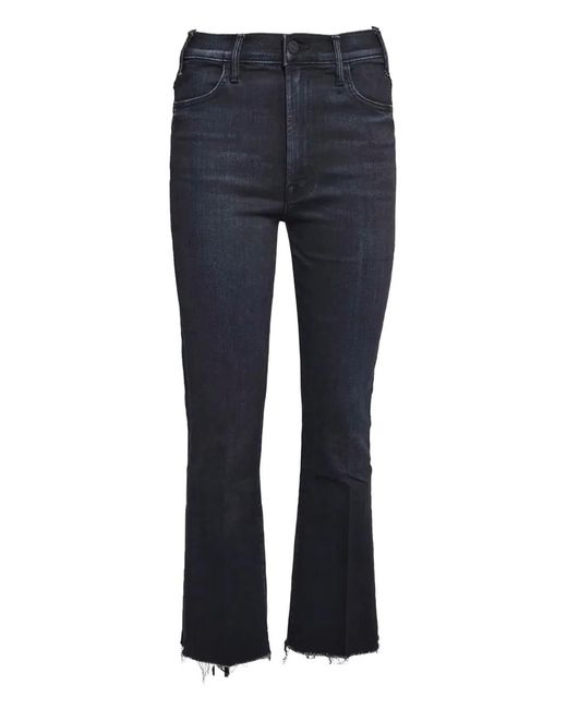 Mother Blue The Hustler Frayed Jeans