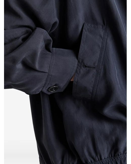Prada Blue Veste En Soie