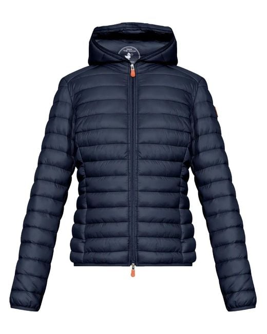 Save The Duck Blue Daisy Puffer Jacket