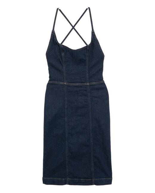 Reformation Blue Crosley Denim Dress