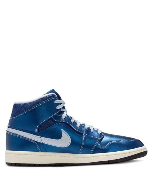Nike Blue Baskets Montantes Air 1