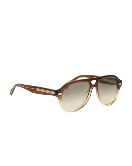 Brunello Cucinelli Brown Paul Sunglasses for men