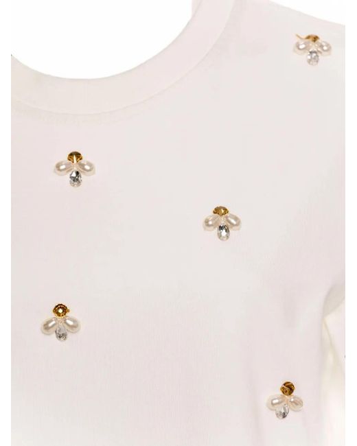 Agua Bendita White T-Shirt Brodé Sama Paraiso
