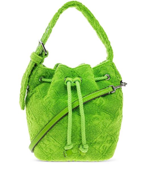 Tory Burch T Monogram テリー バケットバッグ ミニ Green