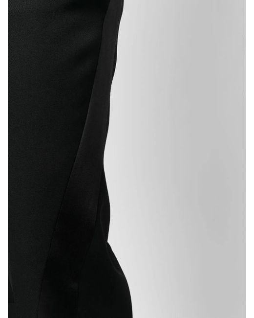 McQueen Black Cigarette Trouser Grain De Pant for men