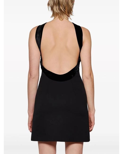 knee length dresses for ladies NWT Miu Miu Black Velvet Babydoll Mini Dress – Style on Lafayette
