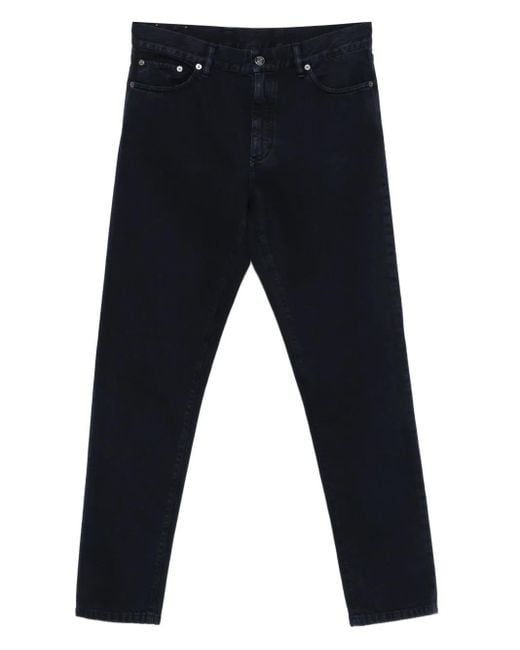 メンズ Zegna ロゴパッチ ジーンズ Blue