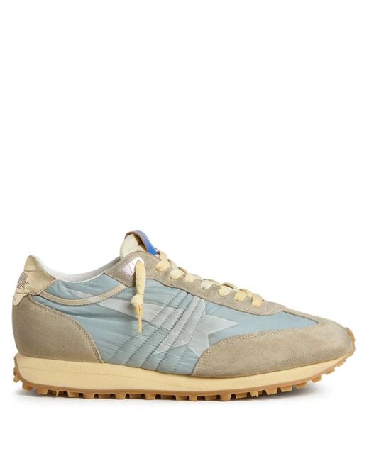 Golden Goose Deluxe Brand Blue Retro-Inspired Sneakers With Suede And Nylon Detailing for men