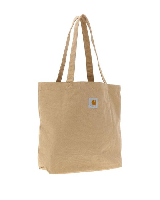Carhartt Natural Graphic-Print Tote Bag for men