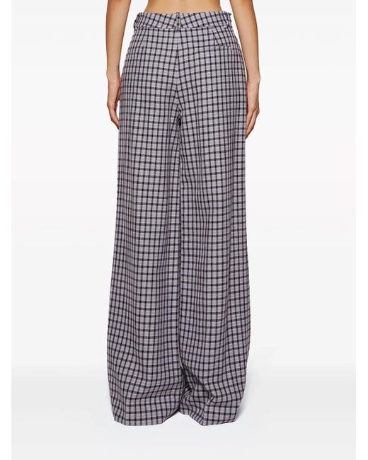 Pantaloni A Gamba Ampia di Area in Gray