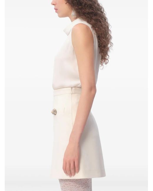 Valentino Garavani Natural Georgette Blouse