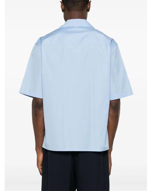 Marni Blue Cotton Shirt for men