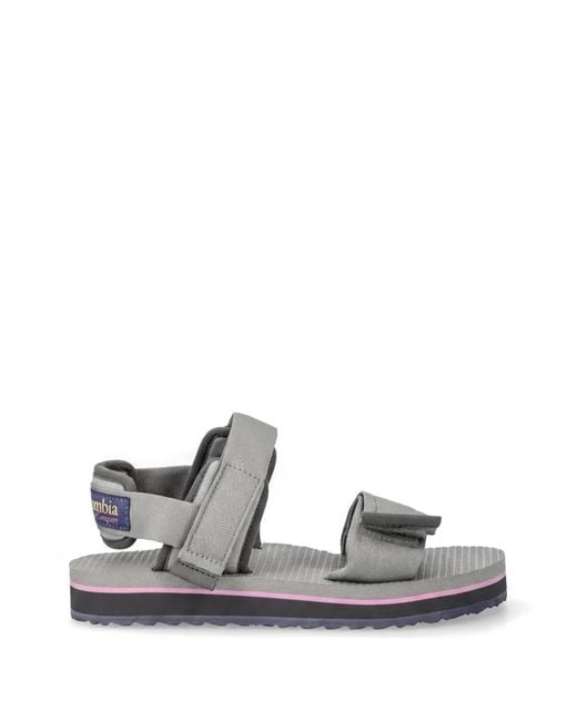 Columbia White Strap Sandals