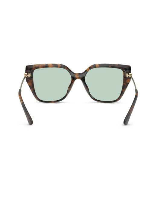 Michael Kors Brown Square-Frame Sunglasses