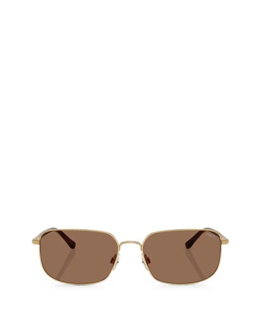 Polo Ralph Lauren Metallic Rectangle-Frame Sunglasses for men
