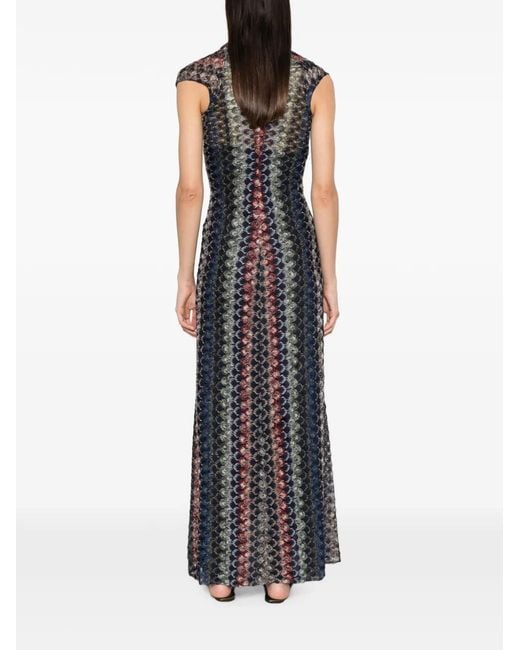 Missoni White Torchon Raschel Maxi Dress