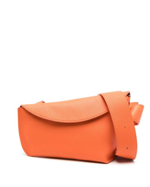 Alexander McQueen Orange T-Bar Cross Body Bag