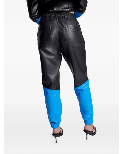 One Teaspoon レザーイージーパンツ Blue