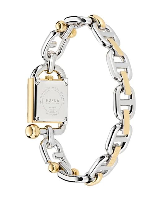 Furla White Stainless Steel 24Mm
