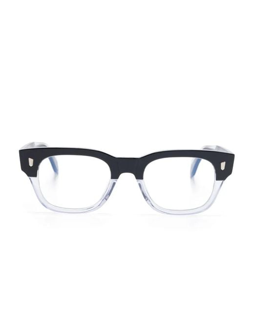 Cutler & Gross Black 1421 Square-Frame Glasses