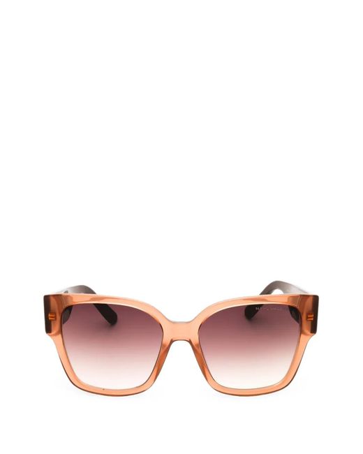 Marc Jacobs Pink Square-Frame Sunglasses