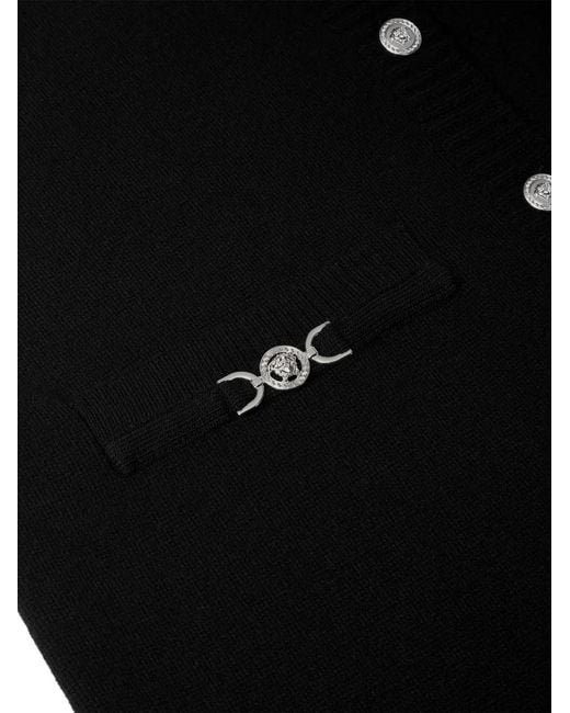 Robe Medusa À Coupe Courte Versace en coloris Black