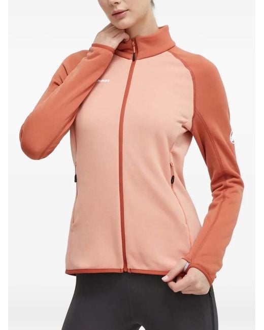 Mammut Pink Colour-Block Track Jacket
