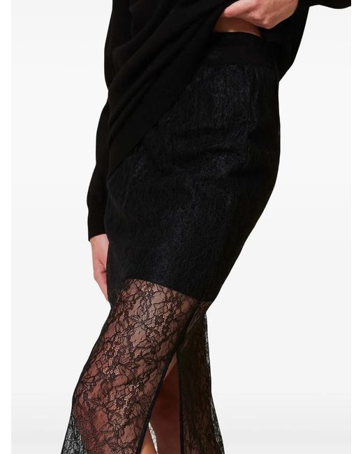 Abito Con Inserti di Twinset in Black